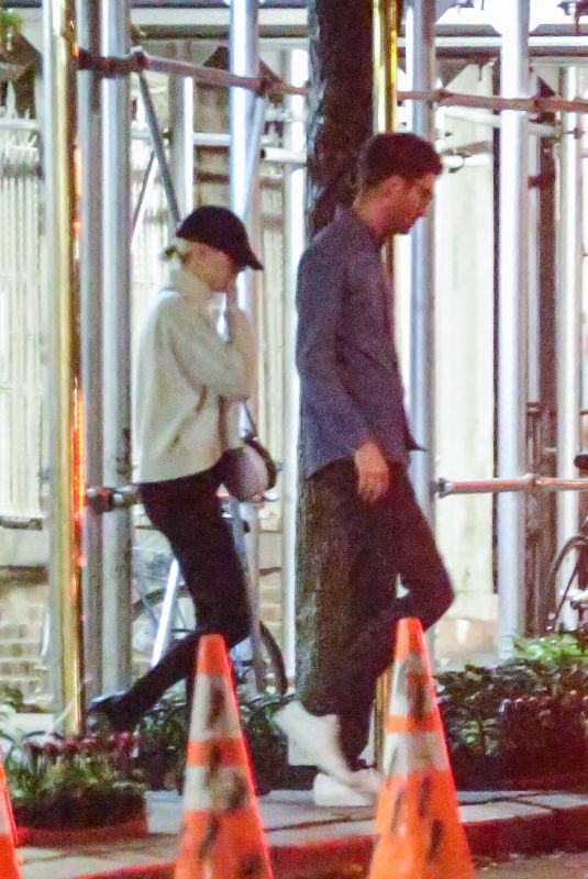EMMA STONE and Dave MCcary Out to Celebrate Emma