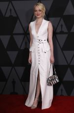 EMMA STONE at AMPAS 9th Annual Governors Awards in Hollywood 11/11/2017