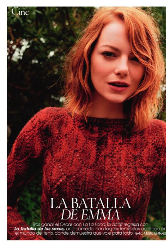 EMMA STONE in Glamour Magazine, Spain Noviembre 2017