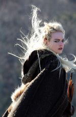 EMMA STONE on the Set of Maniac in Kerhonkson 11/27/2017