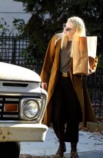 EMMA STONE on the Set of Maniac in New York 11/09/2017