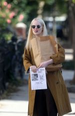 EMMA STONE on the Set of Maniac in New York 11/10/2017
