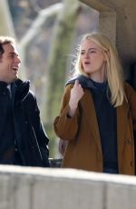 EMMA STONE on the Set of Maniac in New York 11/15/2017