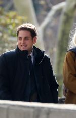 EMMA STONE on the Set of Maniac in New York 11/15/2017
