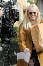 EMMA STONE on the Set of Ronald in New York 11/09/2017