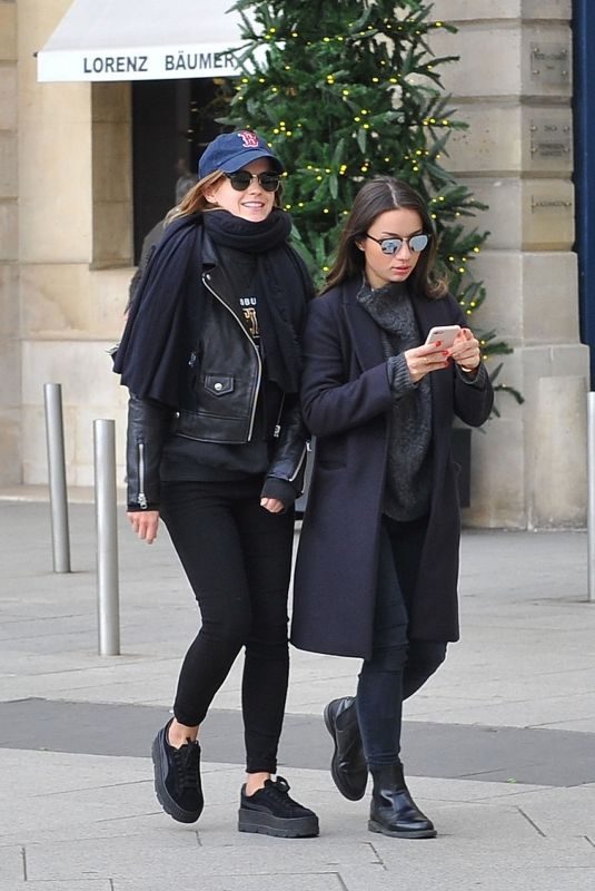 EMMA WATSON Out and About in Paris 11/23/2017