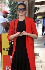 EMMY ROSSUM Out for Lunch at Il Pastaio in Beverly Hills 11/16/2017