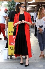 EMMY ROSSUM Out for Lunch at Il Pastaio in Beverly Hills 11/16/2017