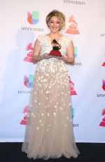 ERIKA ENDER at Latin Grammy Awards 2017 in Las Vegas 11/16/2017