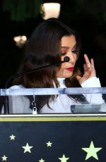 EVA LONGORIA at Selena Quintanilla Honored with a Star on Hollywood Walk of Fame in Los Angeles 11/03/2017