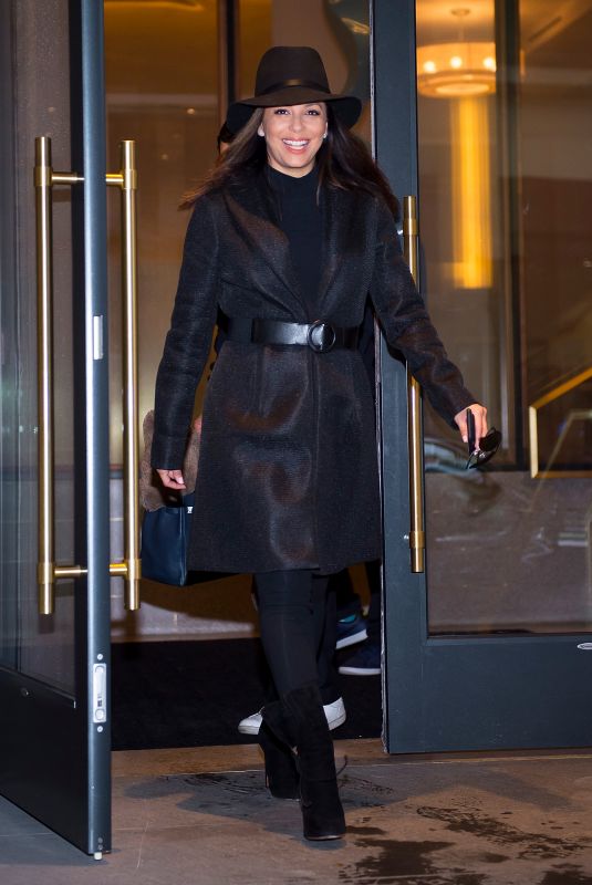 EVA LONGORIA Out and About in New York 11/22/2017