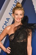 FAITH HILL at 51st Annual CMA Awards in Nashville 11/08/2017
