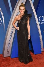 FAITH HILL at 51st Annual CMA Awards in Nashville 11/08/2017