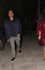 FAMKE JANSSEN at Matsuhisa Restaurant in Los Angeles 11/14/2017
