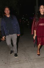 FAMKE JANSSEN at Matsuhisa Restaurant in Los Angeles 11/14/2017