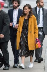 FRANKIE SHAW Arrives at Jimmy Kimmel Live in Los Angeles 11/16/2017
