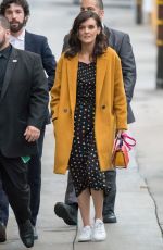 FRANKIE SHAW Arrives at Jimmy Kimmel Live in Los Angeles 11/16/2017