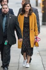 FRANKIE SHAW Arrives at Jimmy Kimmel Live in Los Angeles 11/16/2017