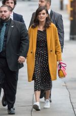FRANKIE SHAW Arrives at Jimmy Kimmel Live in Los Angeles 11/16/2017