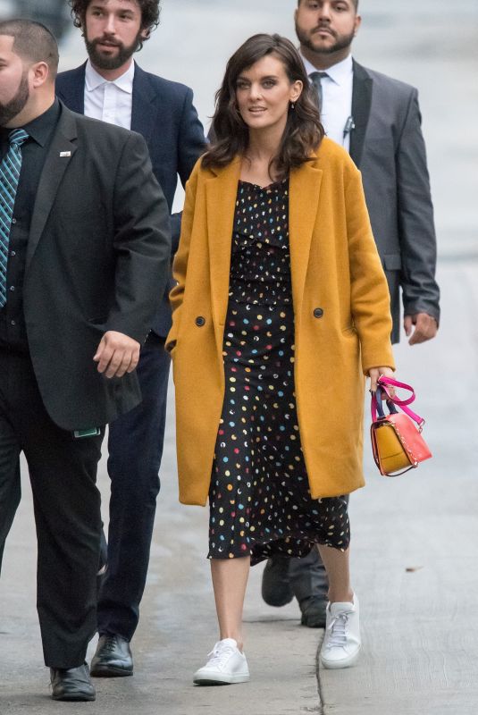 FRANKIE SHAW Arrives at Jimmy Kimmel Live in Los Angeles 11/16/2017