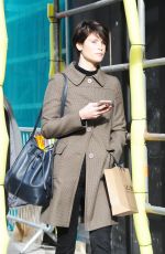 GEMMA ARTERTON Out Shopping in Marylebone in London 11/03/2017