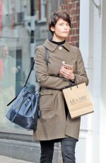 GEMMA ARTERTON Out Shopping in Marylebone in London 11/03/2017