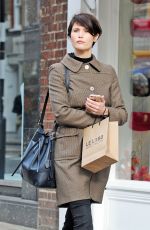 GEMMA ARTERTON Out Shopping in Marylebone in London 11/03/2017