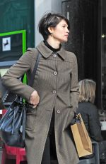 GEMMA ARTERTON Out Shopping in Marylebone in London 11/03/2017