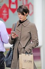 GEMMA ARTERTON Out Shopping in Marylebone in London 11/03/2017