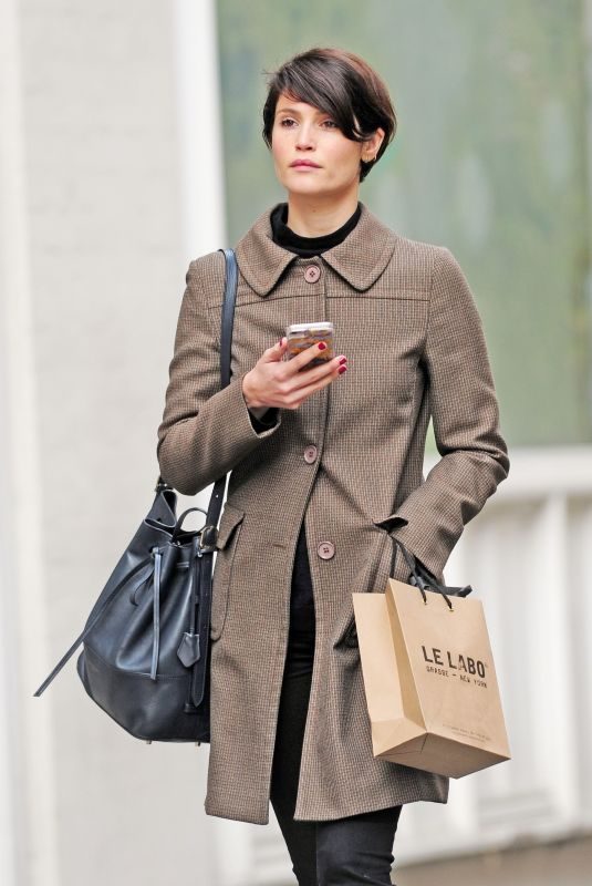 GEMMA ARTERTON Out Shopping in Marylebone in London 11/03/2017