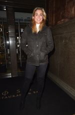 GEMMA ATKINSON and Aljaz Skorjanec at Rosso Restaurant in Manchester 11/07/2017