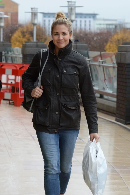 GEMMA ATKINSON Arrives at Dance Rehearsals in Manchester 11/14/2017