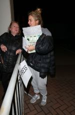 GEMMA ATKINSON Arrives at Her Hotel in Blackpool 11/16/2017