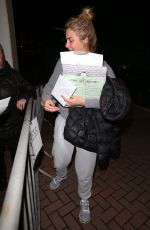 GEMMA ATKINSON Arrives at Her Hotel in Blackpool 11/16/2017