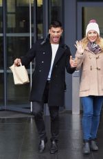 GEMMA ATKINSON Leaves BBC Breakfast Studio in Manchester 11/20/2017