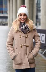 GEMMA ATKINSON Leaves BBC Breakfast Studio in Manchester 11/20/2017