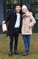 GEMMA ATKINSON Leaves BBC Breakfast Studio in Manchester 11/20/2017