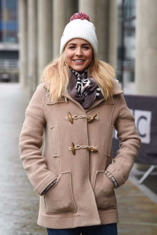 GEMMA ATKINSON Leaves BBC Breakfast Studio in Manchester 11/20/2017