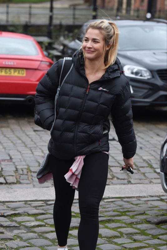 GEMMA ATKINSON Leaves Key 103 Radio Station in Manchester 11/22/2017