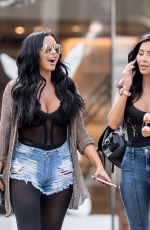 GEMMA LEE FARRELL and ABIGAIL RATCHFORD Out Shopping in Beverly Hills 11/24/2017