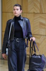 GEORGIA FOWLER at Sydney International Airport 11/01/2017