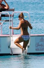 GEORGINA LEIGH CANTWELL in Bikini at a Beach in Barbados 11/05/2017