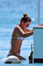GEORGINA LEIGH CANTWELL in Bikini at a Beach in Barbados 11/05/2017