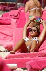 GEORGINA LEIGH CANTWELL in Bikini at a Beach in Barbados 11/05/2017