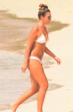 GEORGINA LEIGH CANTWELL in Bikini on the Beach in Barbados 11/06/2017