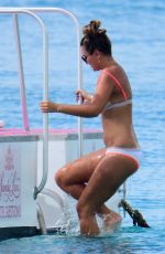 GEORGINA LEIGH CANTWELL in Bikini on the Beach in Barbados 11/06/2017