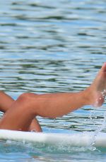 GEORGINA LEIGH CANTWELL in Bikini on the Beach in Barbados 11/06/2017