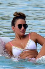 GEORGINA LEIGH CANTWELL in Bikini on the Beach in Barbados 11/06/2017