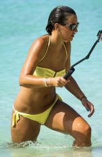 GEORGINA LEIGH CANTWELL in Bikini on the Beach in Barbados 11/07/2017
