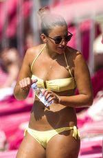 GEORGINA LEIGH CANTWELL in Bikini on the Beach in Barbados 11/07/2017